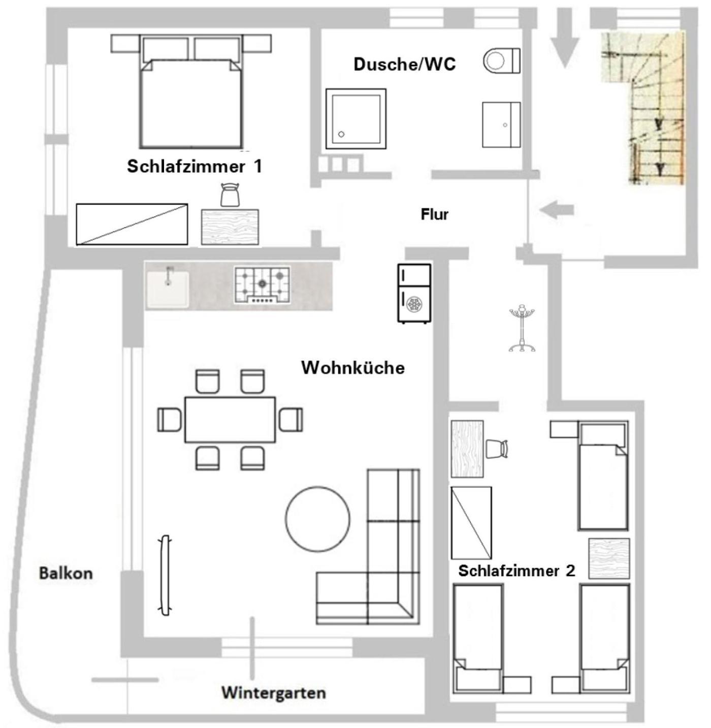 Ferienwohnung "Dream Suite" - Im Coburger Wonderland - Ihr Zuhause Auf Zeit! Кобург Екстер'єр фото